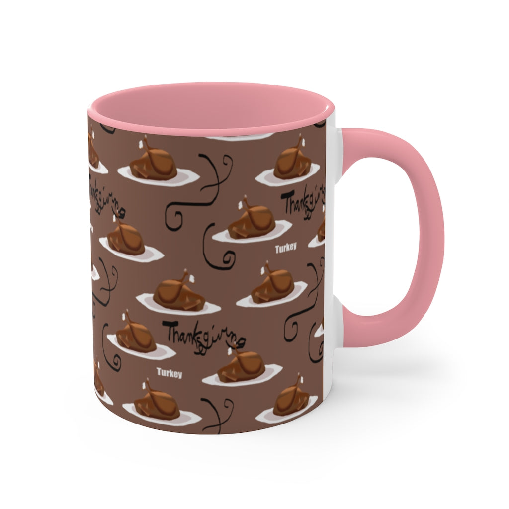 Turkey Dinner Accent Mug