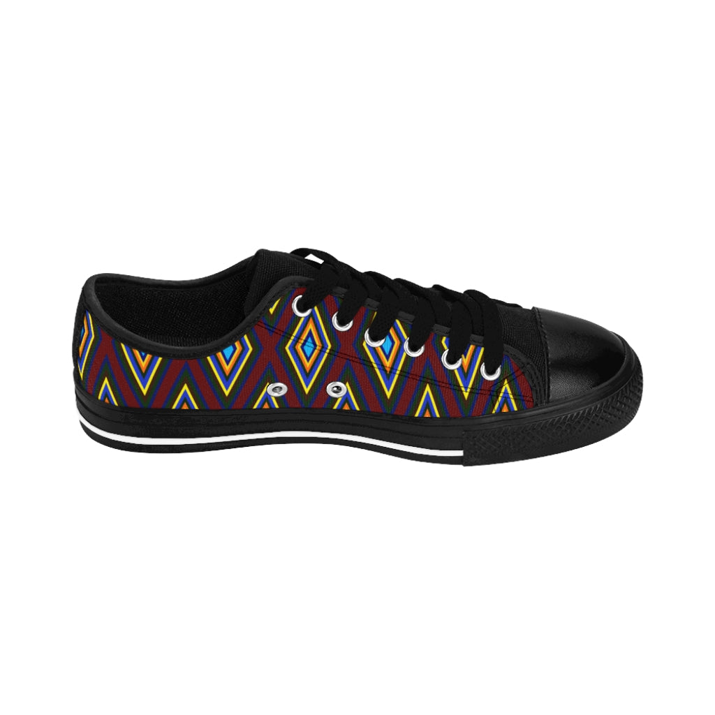 Colorful Diamonds Women's Sneakers