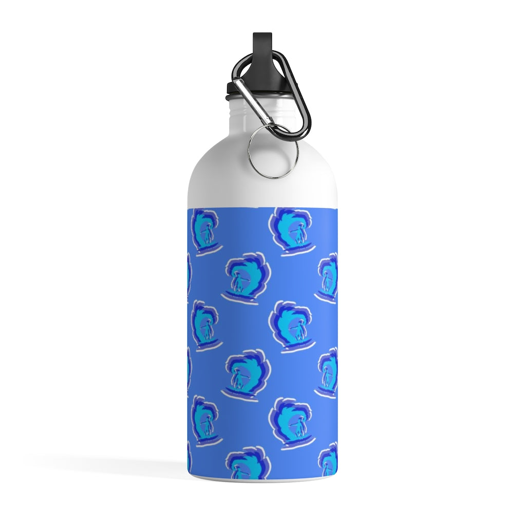 Surfer Pattern Stainless Steel Water Bottle