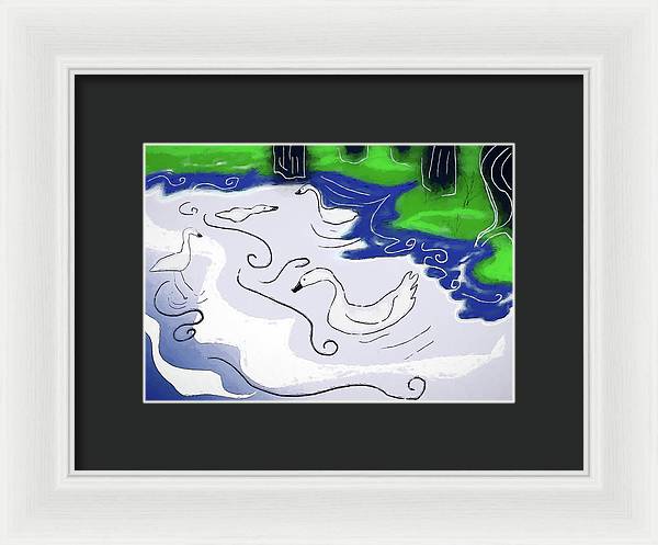 Egrets - Framed Print