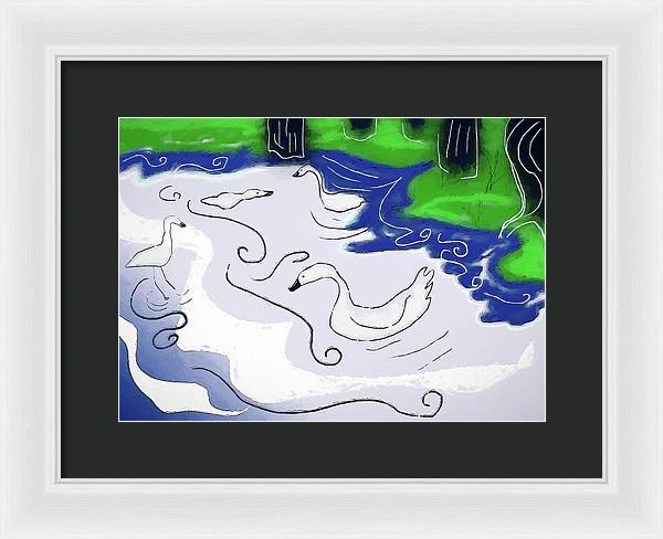 Egrets - Framed Print