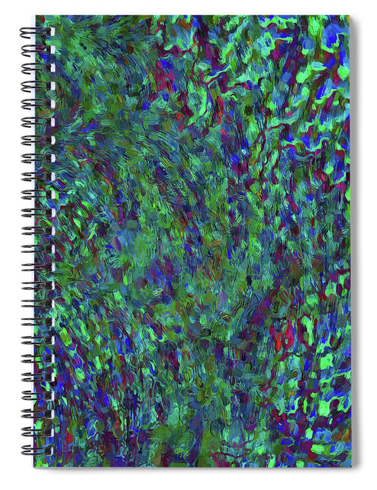 Essence Of A Peacock - Spiral Notebook