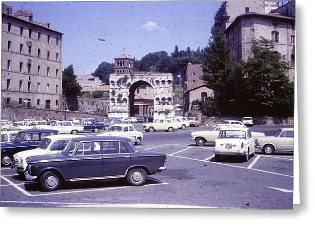 Europe Trip 1970 Number 1 - Greeting Card