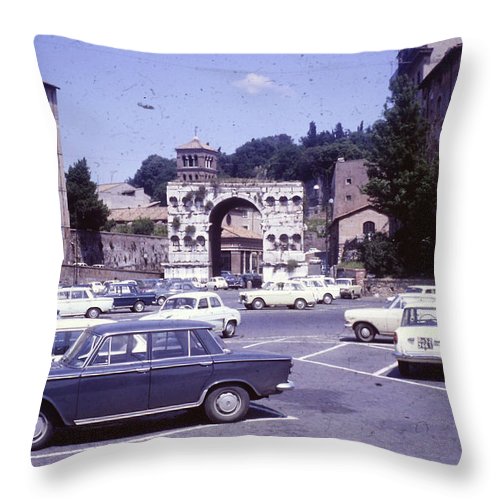 Europe Trip 1970 Number 1 - Throw Pillow