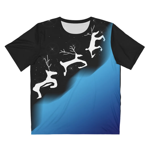 Primitive Reindeer Unisex AOP Cut & Sew T-Shirt