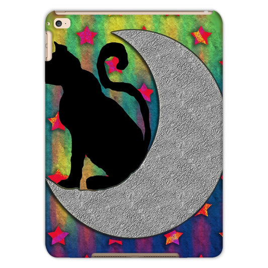 Cat On A Moon Tablet Cases