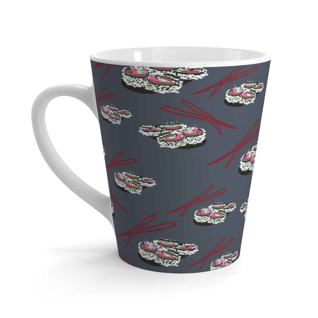 Sushi Pattern Latte mug