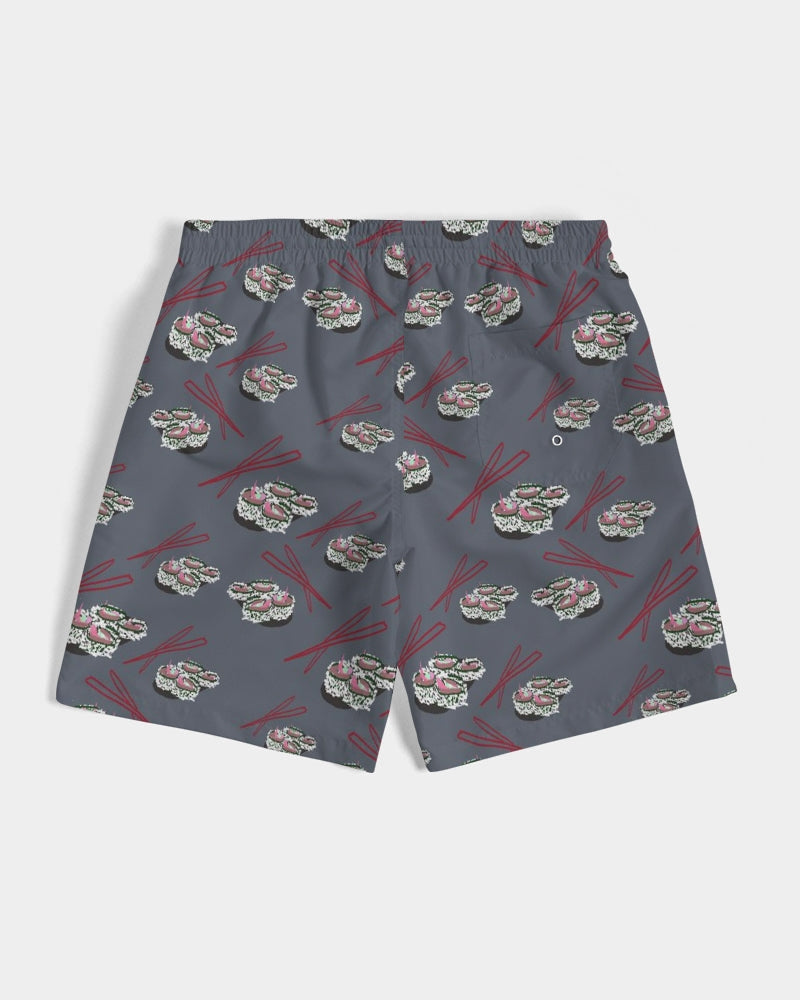 Sushi Pattern Men's Swim Trunk