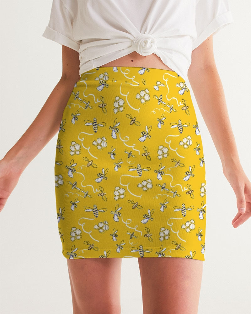 Honey B ees Women's Mini Skirt