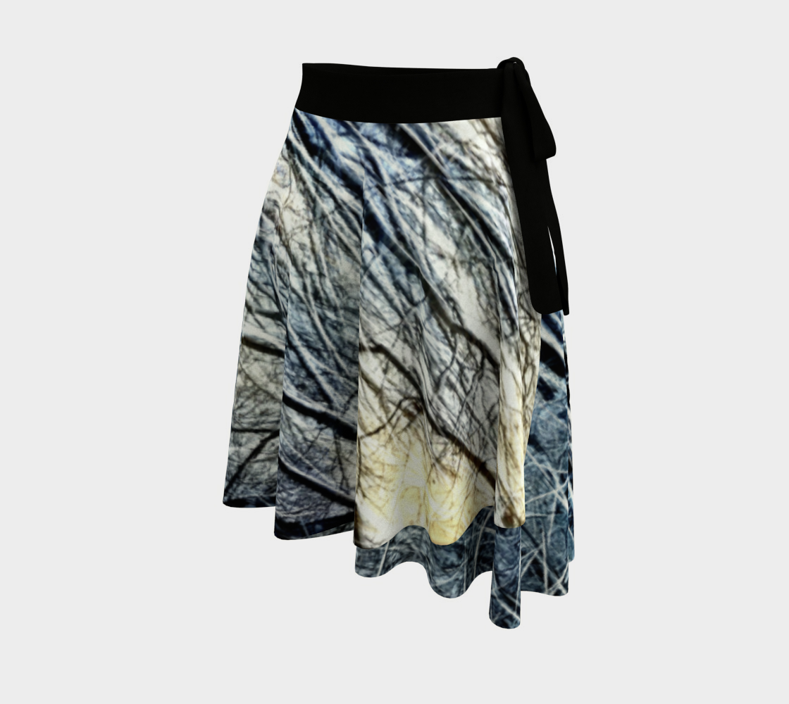 4 Oclock Winter Landscape Wrap Skirt