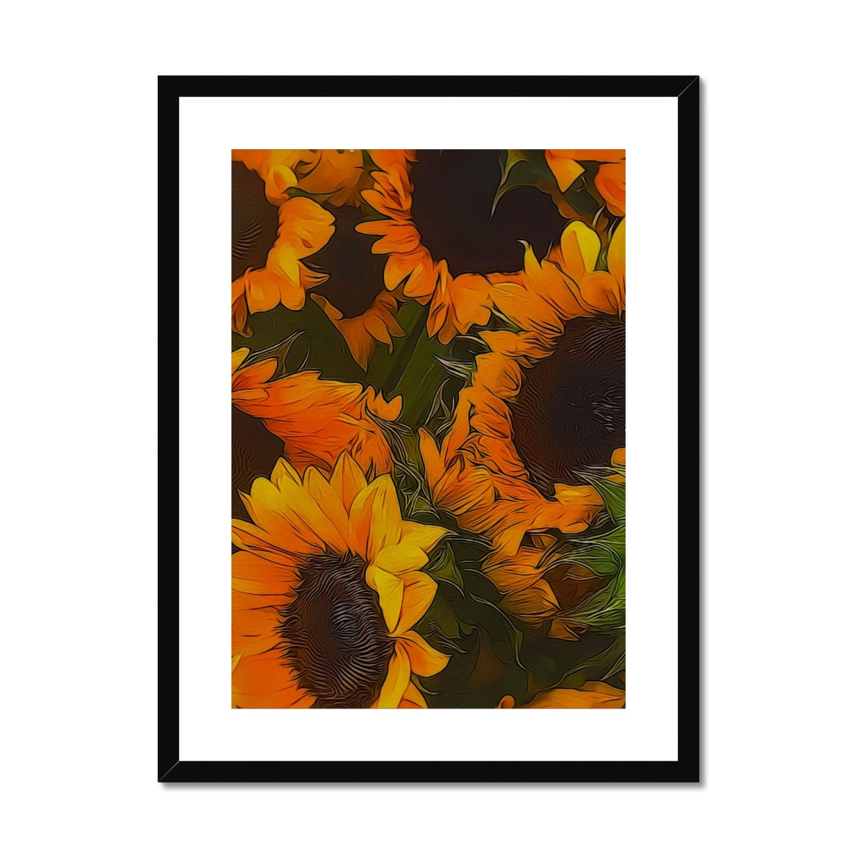 Sunflowers Framed & Mounted Print