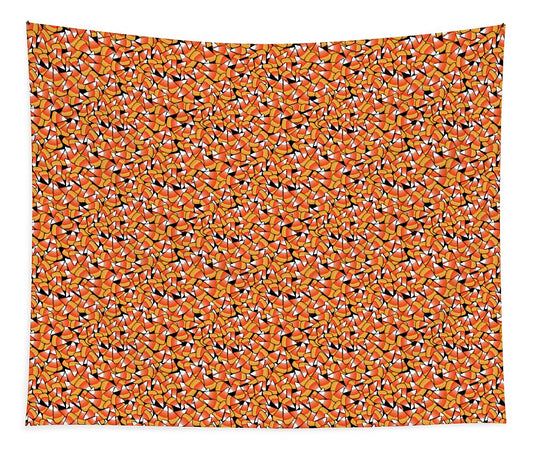 Fall Candy Corn Pattern - Tapestry