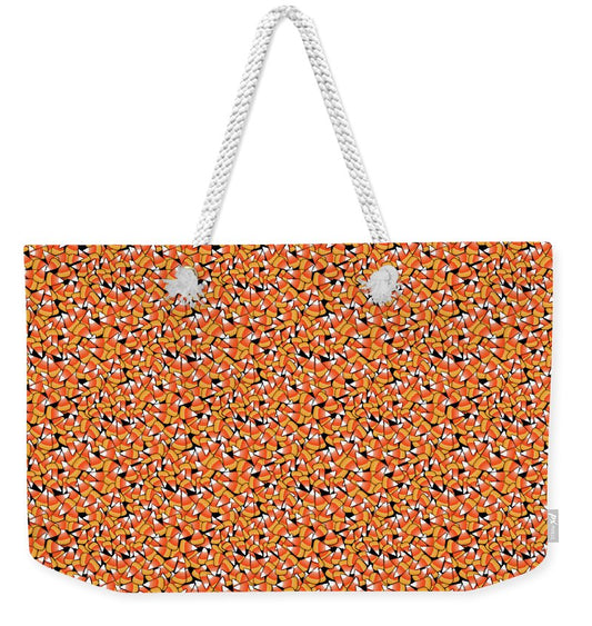 Fall Candy Corn Pattern - Weekender Tote Bag