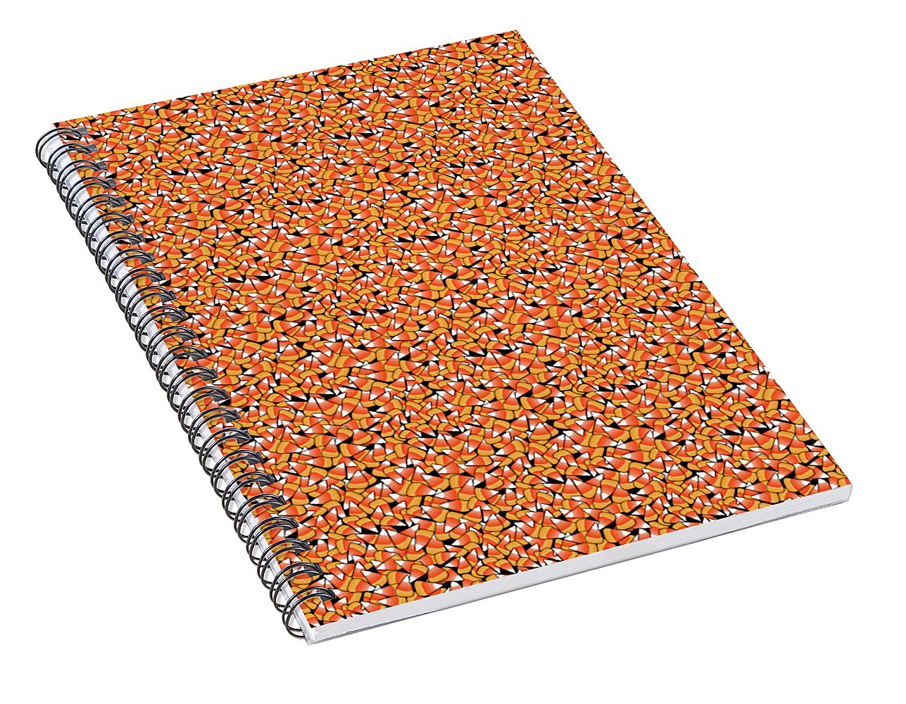 Fall Candy Corn Pattern - Spiral Notebook