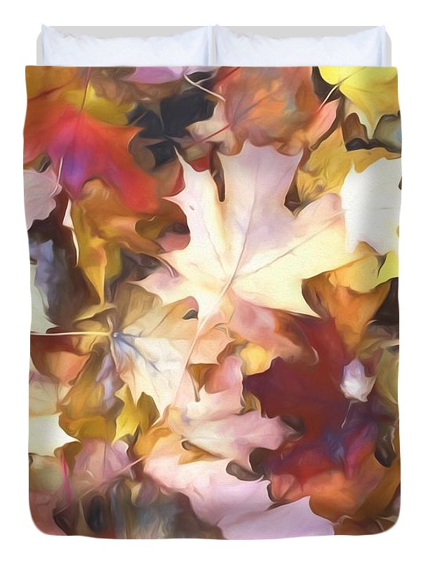 Fall Leaves Bright - Duvet Cover