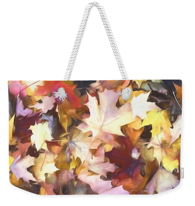 Fall Leaves Bright - Weekender Tote Bag