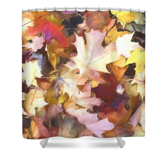 Fall Leaves Bright - Shower Curtain