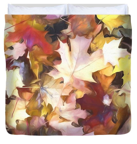 Fall Leaves Bright - Duvet Cover