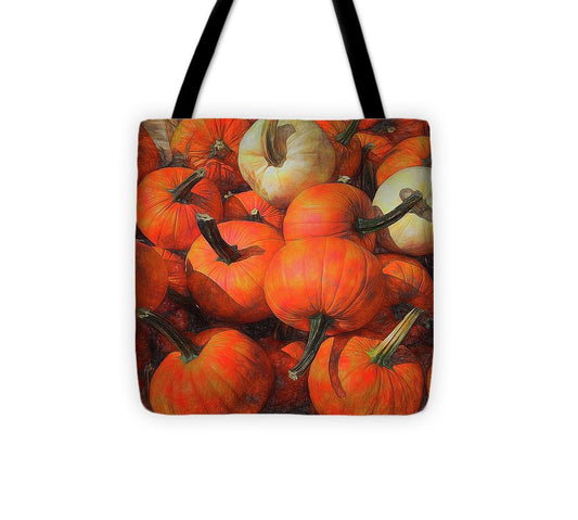 Fall Pumpkin Pile - Tote Bag