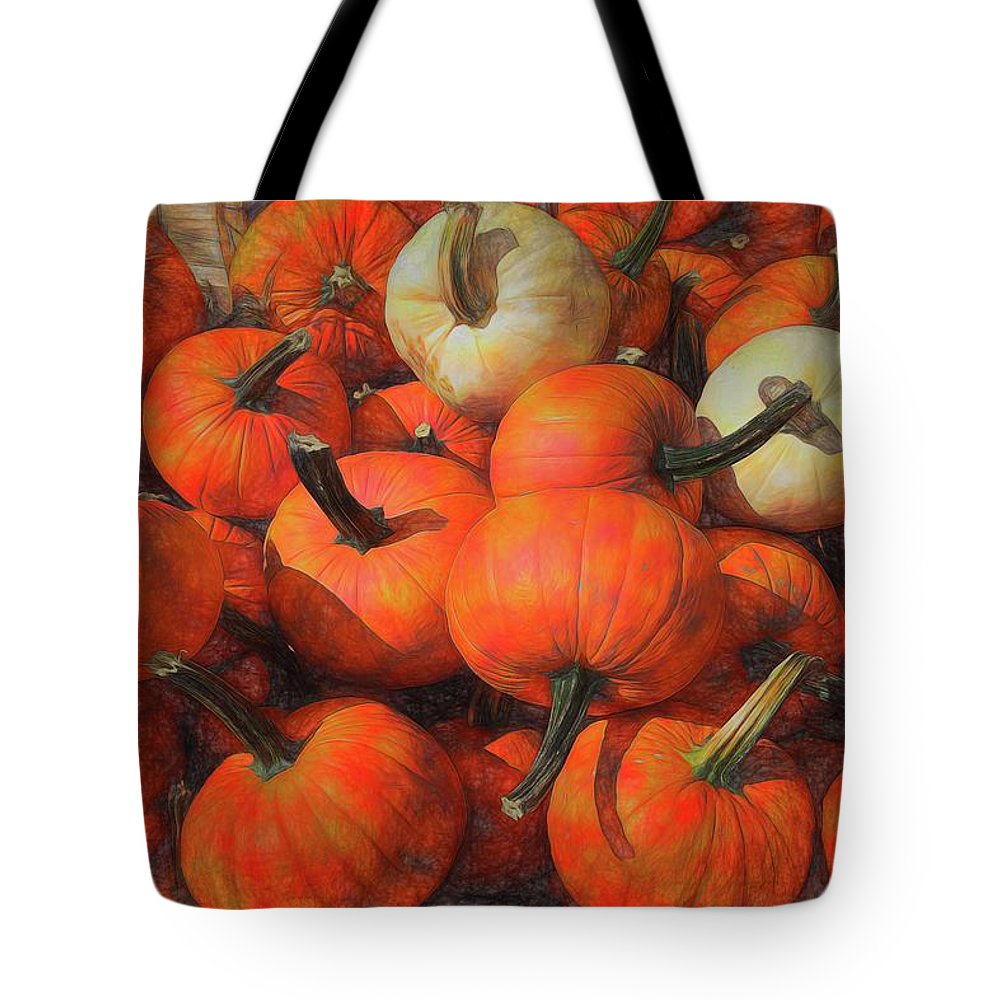 Fall Pumpkin Pile - Tote Bag