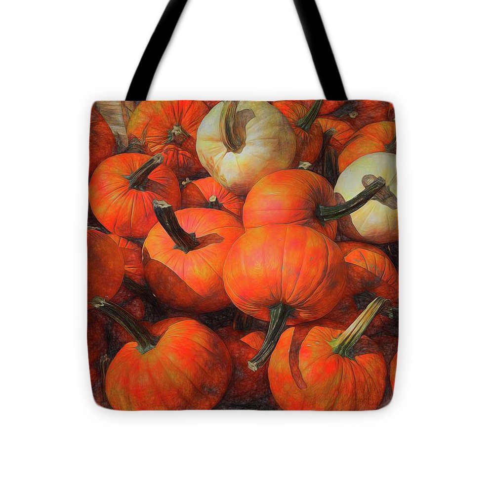 Fall Pumpkin Pile - Tote Bag