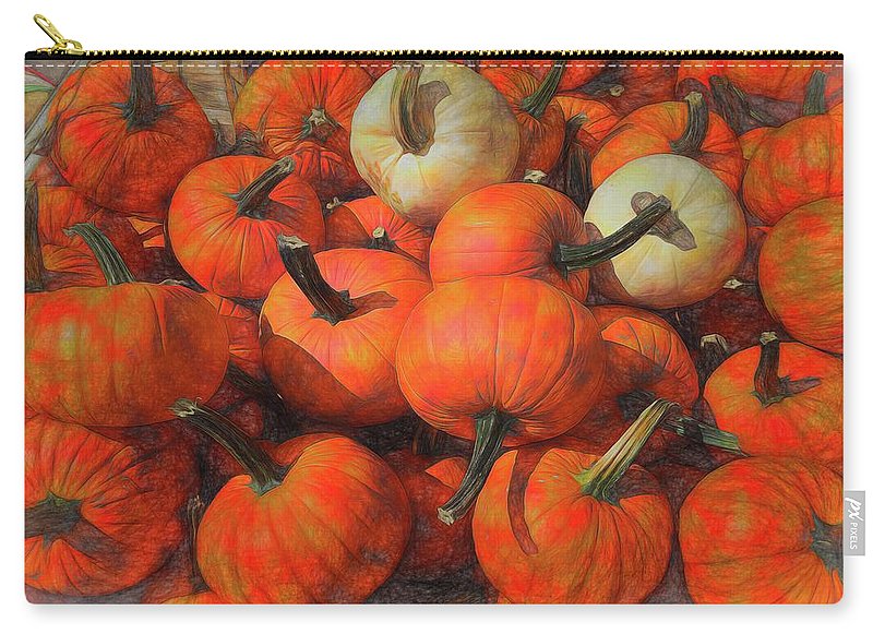 Fall Pumpkin Pile - Carry-All Pouch