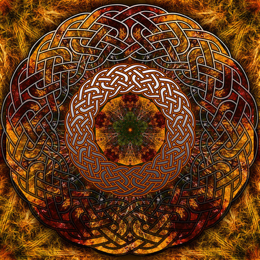 Fall Celtic Knot Digital Image Download