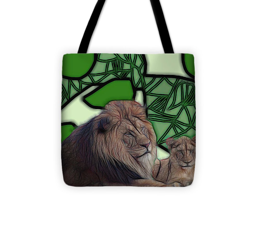 Father Lion - Tote Bag