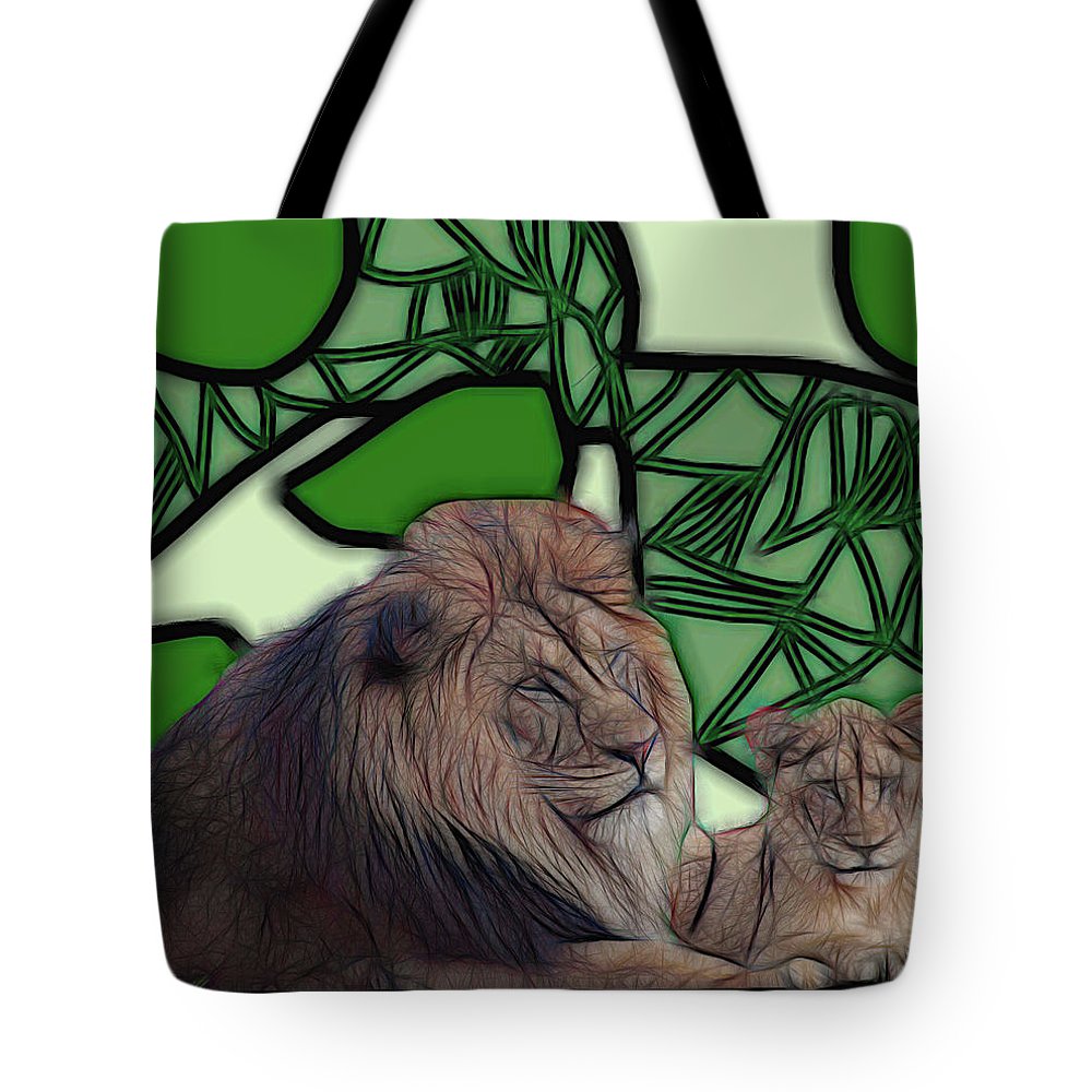 Father Lion - Tote Bag