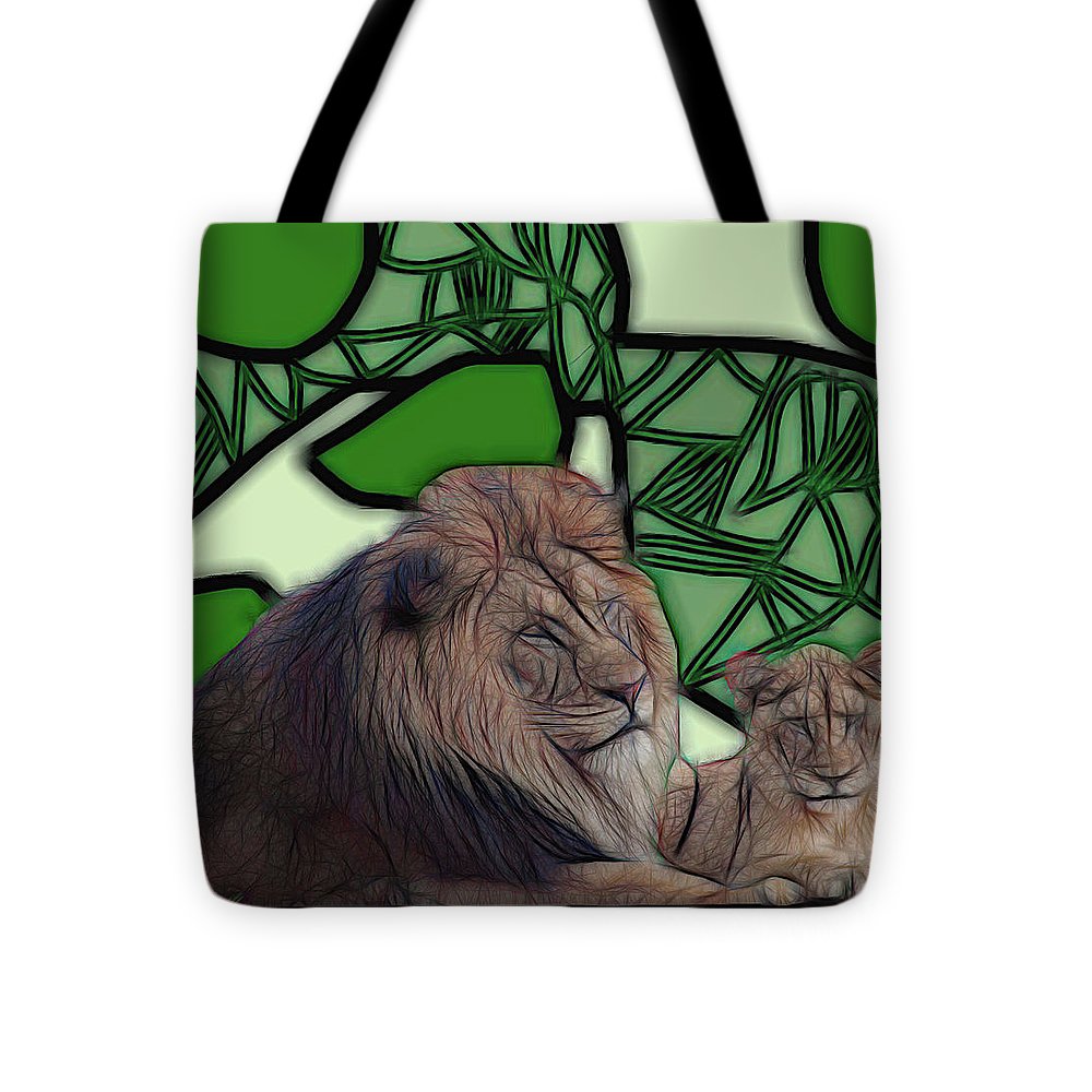 Father Lion - Tote Bag