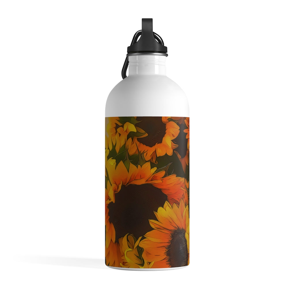 Sunflowers Stainless Steel Water Bottle