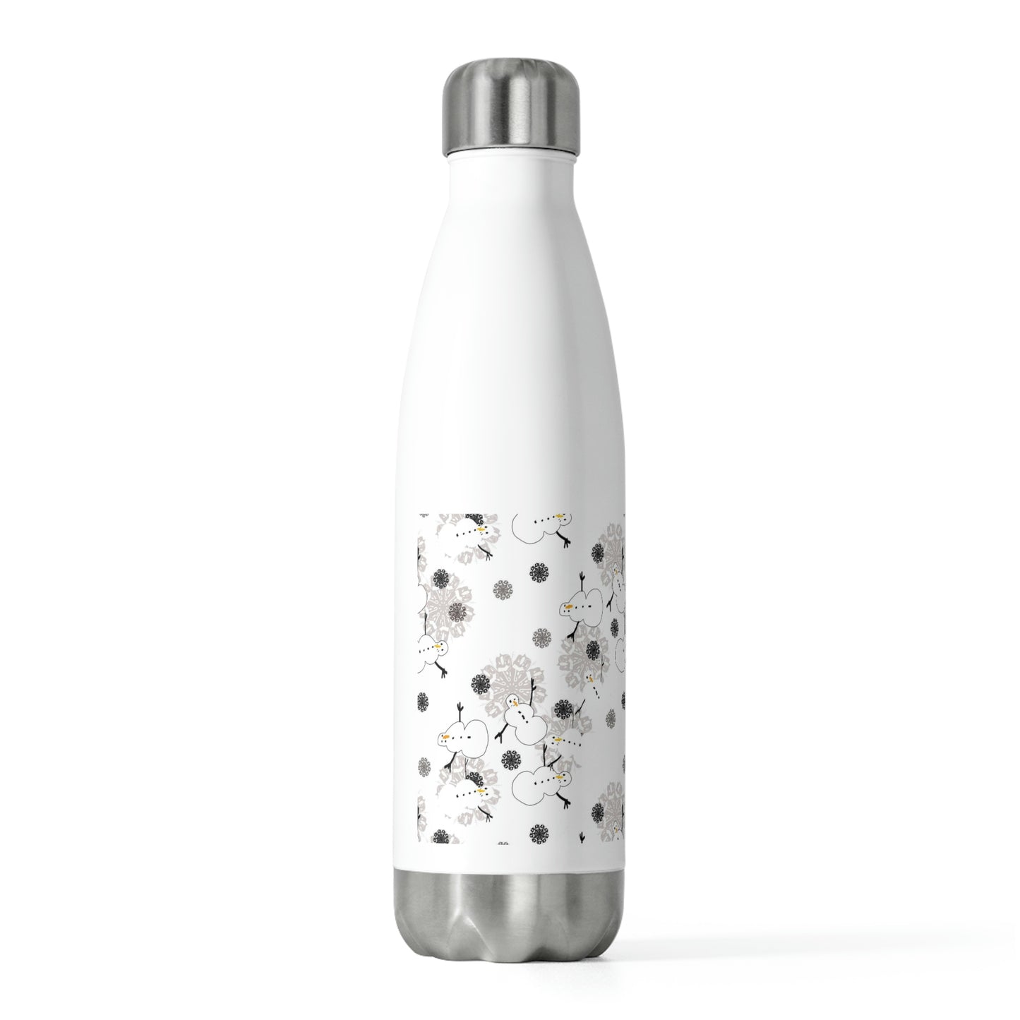 Snowman Pattern 20oz Insulated Bottle