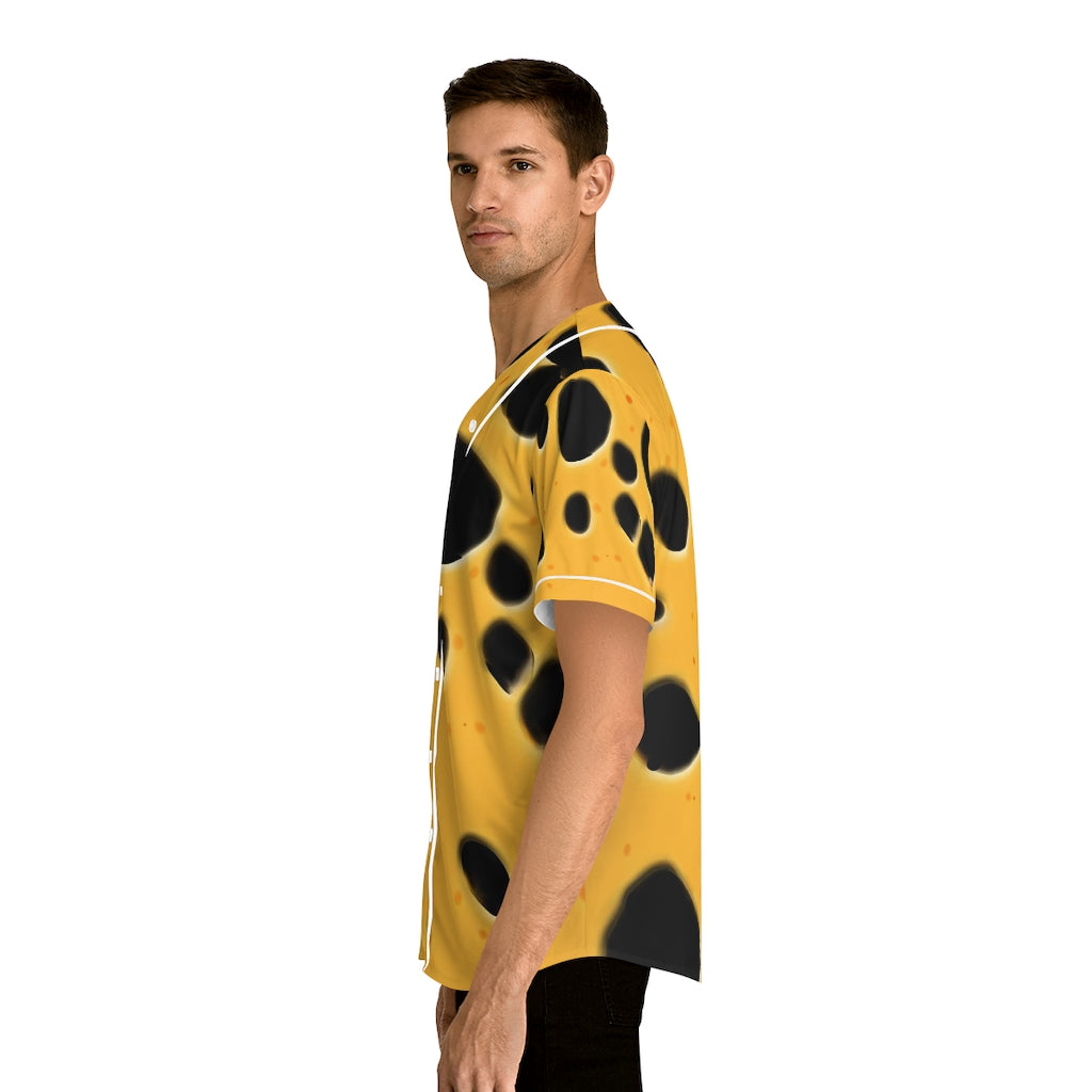 Cheese Men's Baseball Jersey (AOP)