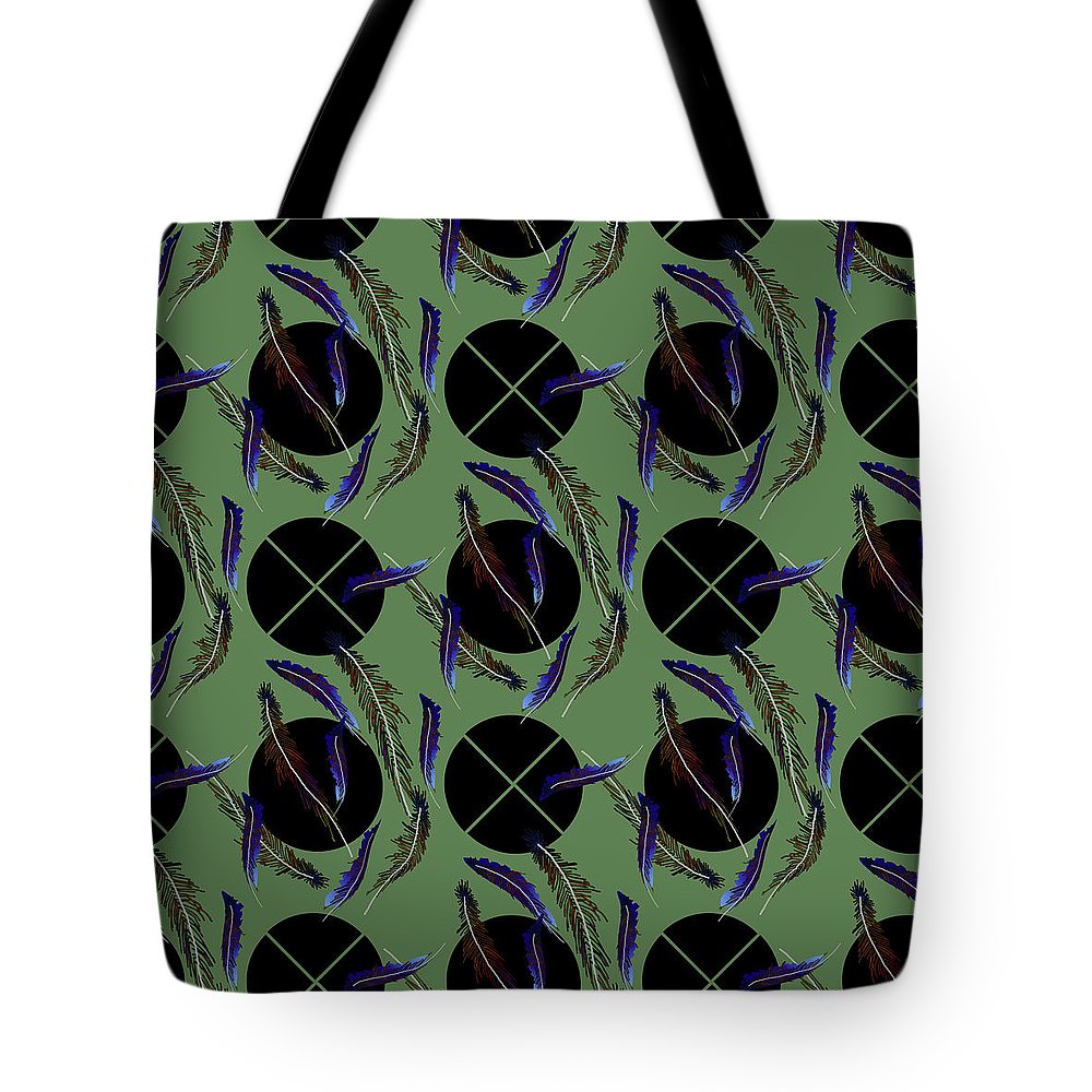 Feathers and Polkadots - Tote Bag