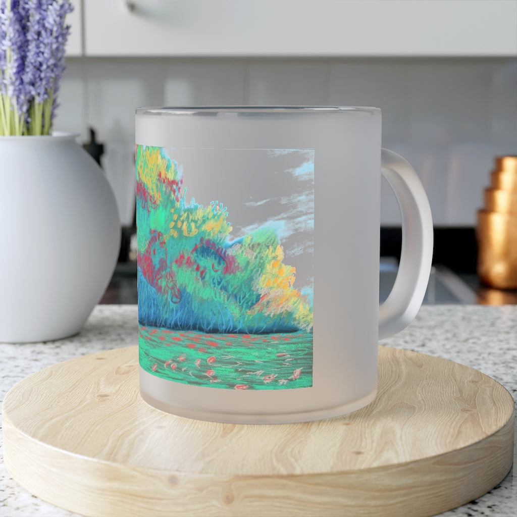 The Hedge Frosted Glass Mug