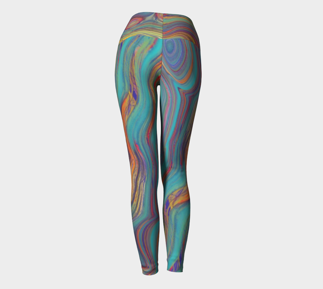 Colorful Sketch Yoga Leggings