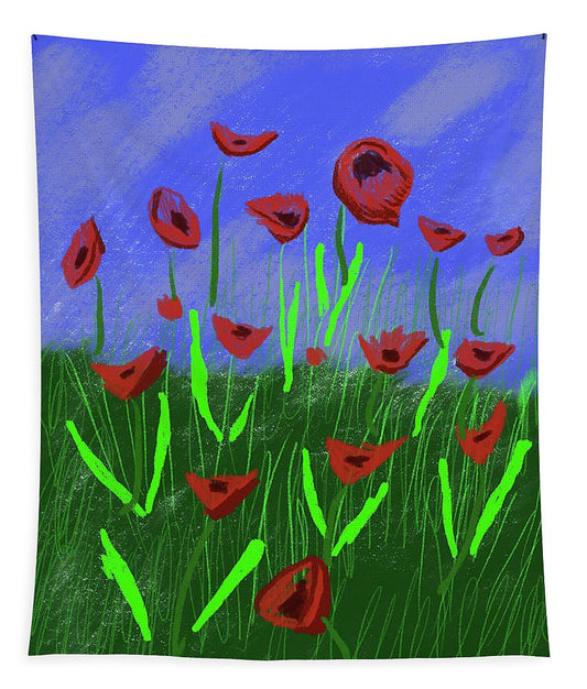 Field Of Poppies - Tapestry