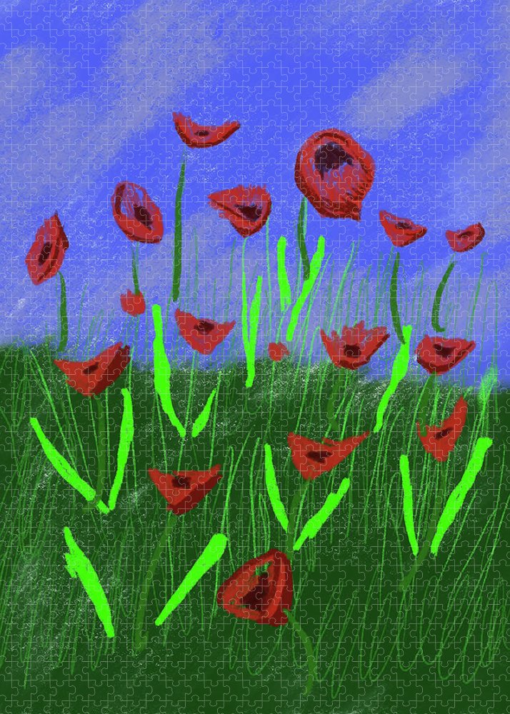 Field Of Poppies - Puzzle