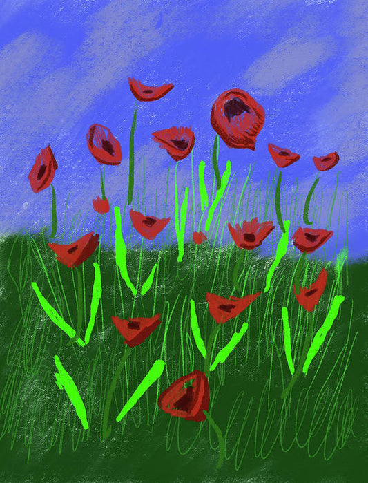 Field Of Poppies - Art Print