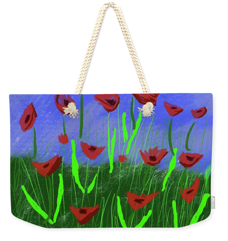 Field Of Poppies - Weekender Tote Bag