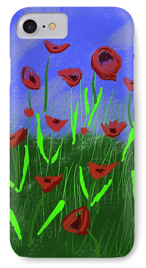 Field Of Poppies - Phone Case