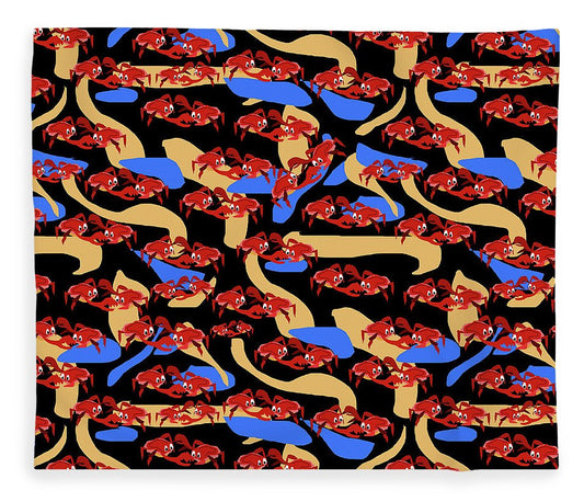 Fighting Crabbies Pattern - Blanket