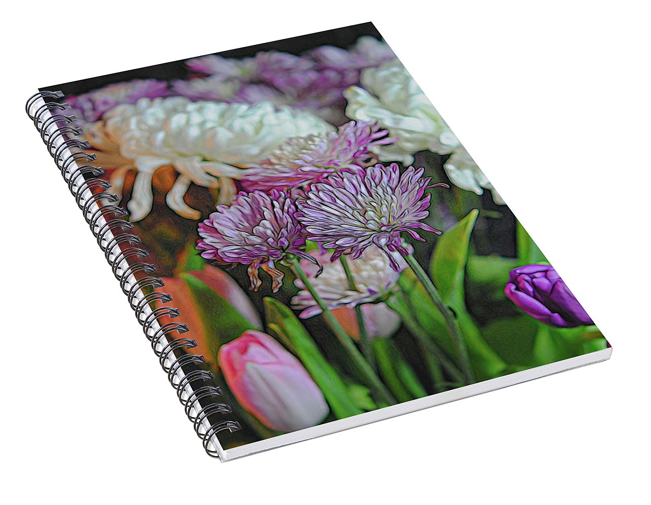 Flowers 202 - Spiral Notebook