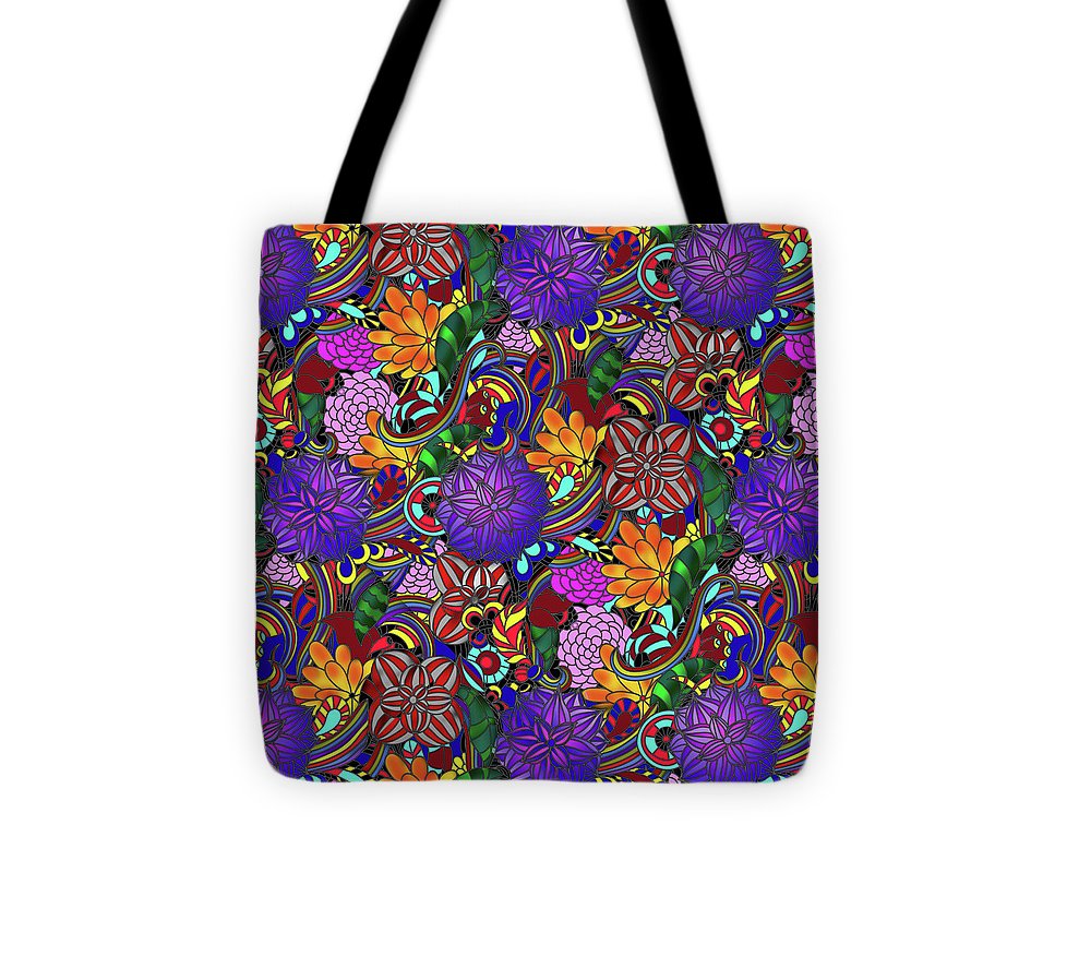 Flowers and Rainbows - Tote Bag