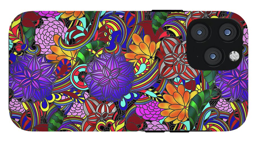 Flowers and Rainbows - Phone Case