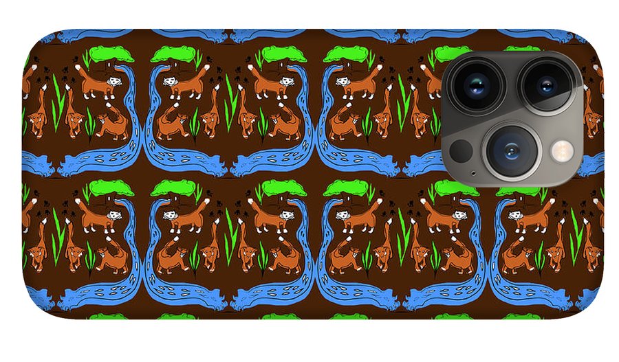 Foxes Pattern - Phone Case