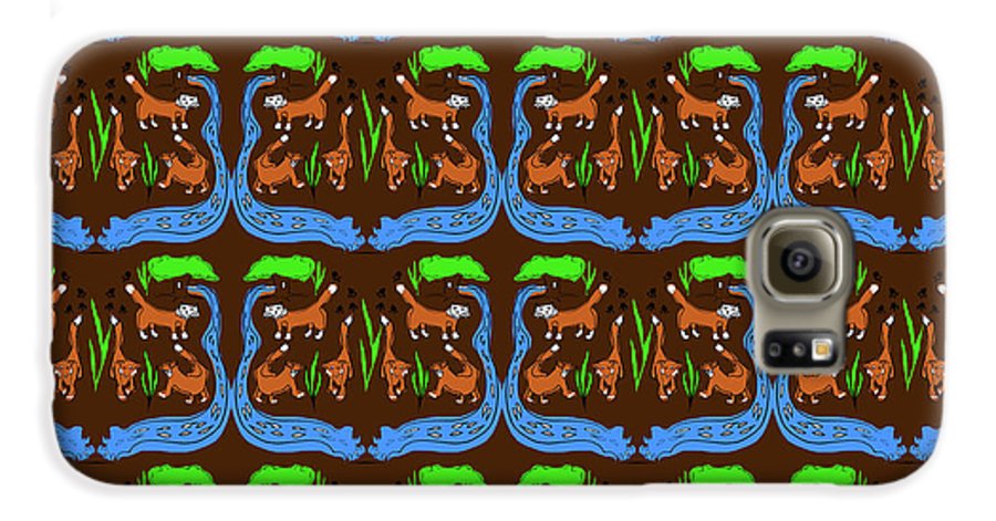 Foxes Pattern - Phone Case