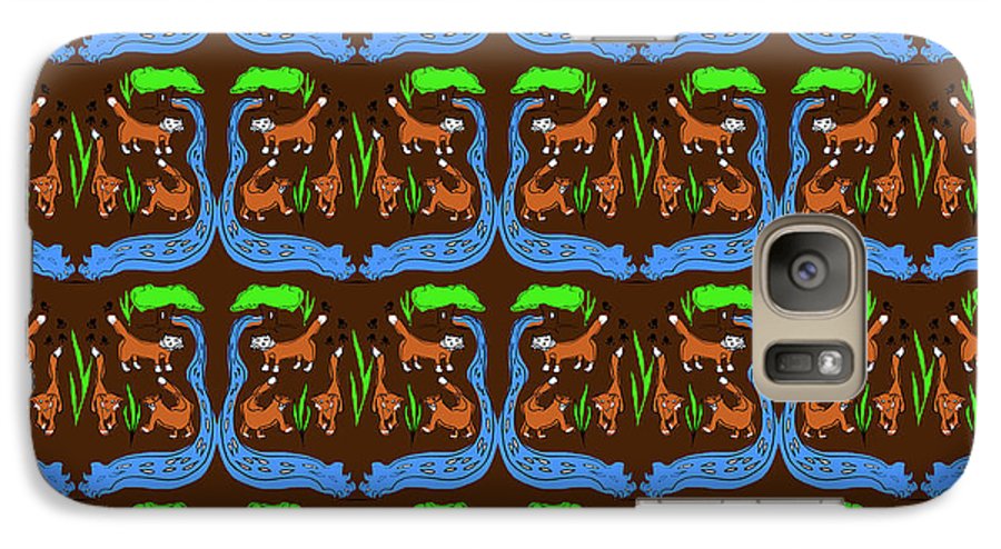 Foxes Pattern - Phone Case