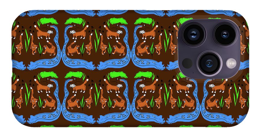 Foxes Pattern - Phone Case