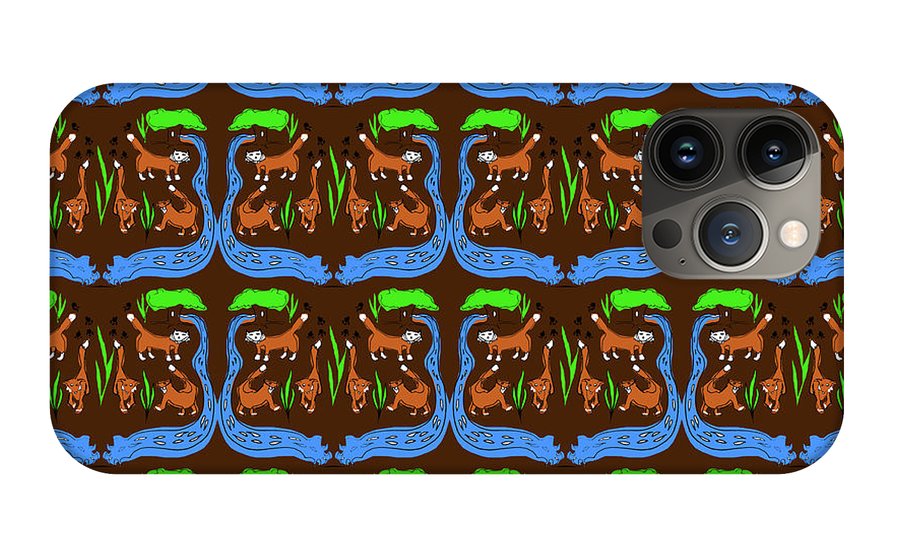 Foxes Pattern - Phone Case